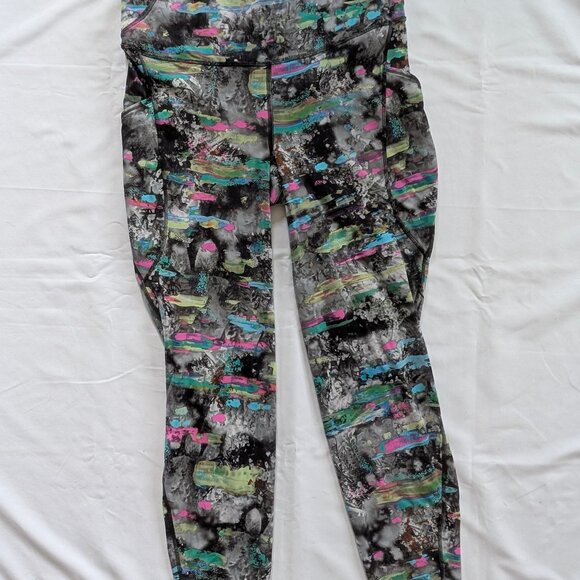 Lululemon Fast and Free High-Rise Tight 25 Pockets Women's 10 Paint Drift Multi - Picture 3 of 12